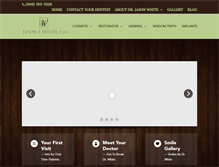 Tablet Screenshot of jasonwhitedentistry.com
